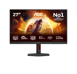 AOC G4 Q27G4SRU Monitor PC 68,6 cm (27") 2560 x 1440 Pixel Quad HD LED Nero, Rosso