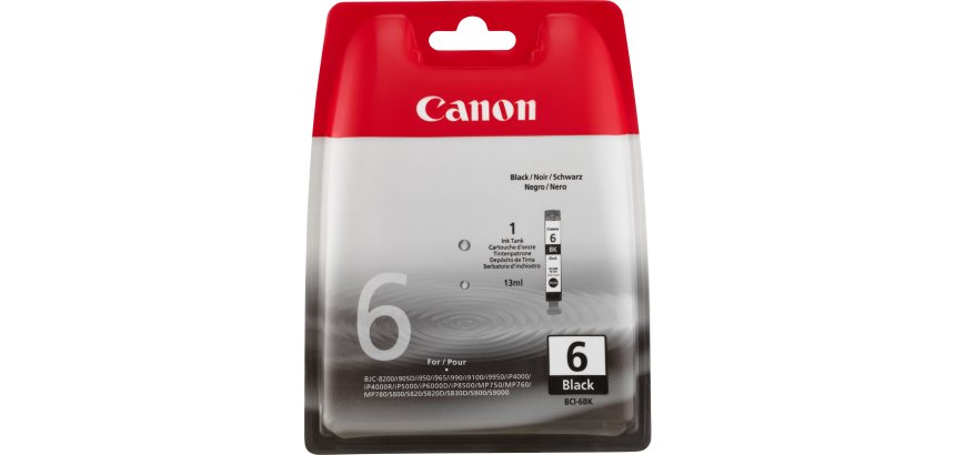 Canon BCI-6BK - Schwarz - original - Tintenbehälter