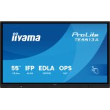 iiyama TE9813A-B1AG Écran d'affichage dynamique Écran plat interactif 2,48 m (97.5") Wifi 450 cd/m² 4K Ultra HD Noir Écran tactile Intégré dans le processeur Android 18/7