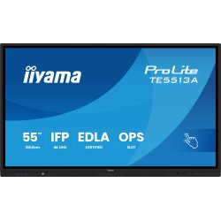 iiyama TE7513A-B1AG Écran d'affichage dynamique Écran plat interactif 190,5 cm (75") Wifi 450 cd/m² 4K Ultra HD Noir Écran tactile Intégré dans le processeur Android 18/7