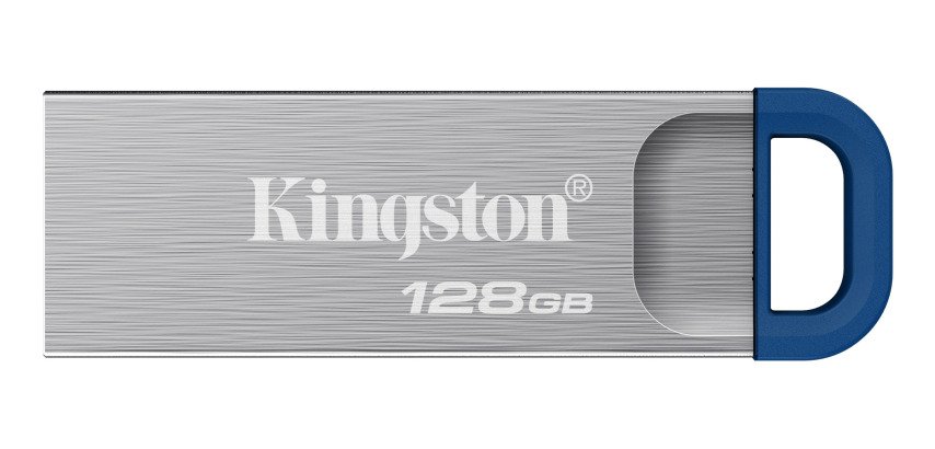 Kingston Technology DataTraveler 128 Go Kyson USB 3.2 Gen 1 en métal, jusqu'à 220 Mo/s