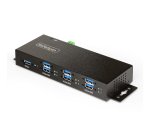 StarTech.com 7-Port Managed USB Hub with 7x USB-A, Heavy Duty with Metal Industrial Housing, ESD & Surge Protection, Wall/Desk/Din-Rail Mountable, USB 3.0/3.1/3.2 Gen 1 5Gbps - TAA