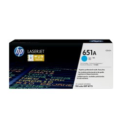 HP 651A Cyan Original LaserJet Toner Cartridge