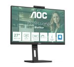 Monitor de videoconferencia AOC Q27P3CW pantalla para PC 68,6 cm (27") 2560 x 1440 Pixeles Quad HD LED Negro