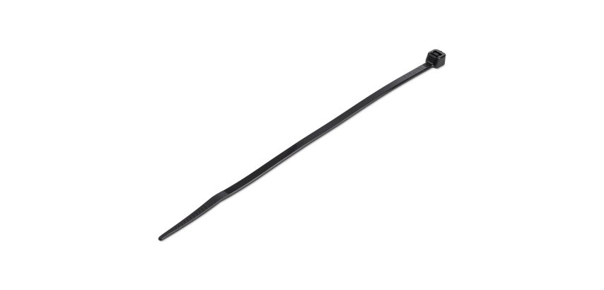 StarTech.com Fascetta Fermacavi da 15cm - Fascetta in Plastica Stringicavo Larga 3mm, Diametro del Fascio 39mm, Resistenza alla Trazione 18kg - Autobloccante -94V-2/UL - Confezione da 100 pezzi - Nero
