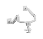 Equip Soporte de escritorio para monitor doble de 17«-35», blanco