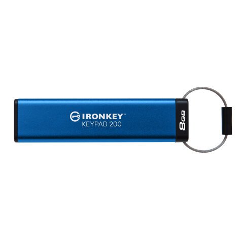 Kingston IronKey Keypad 200 - USB flash drive - 8 GB