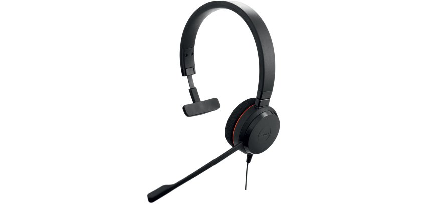 Jabra Evolve 20 Casque Avec fil Arceau Bureau/Centre d'appels USB Type-C / USB Type-A Noir