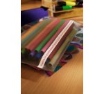 Brother TZE-222 labelprinter-tape Rood op wit