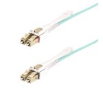 StarTech.com 4m (13ft) LC to LC (UPC) OM4 Multimode Fiber Optic Cable w/Push Pull Tabs, 50/125µm, 100G, Bend Insensitive, Low Insertion Loss - LSZH Fiber Jumper Cord