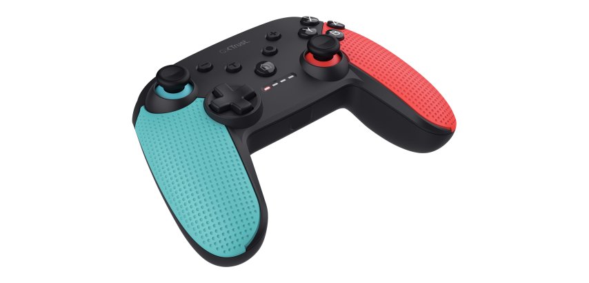 Trust GXT 1246B Muta Noir, Bleu, Rouge Bluetooth Manette de jeu Nintendo Switch, Nintendo Switch Lite