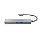 Conceptronic DONN33G replicatore di porte e docking station per laptop Cablato USB 3.2 Gen 1 (3.1 Gen 1) Type-C Argento