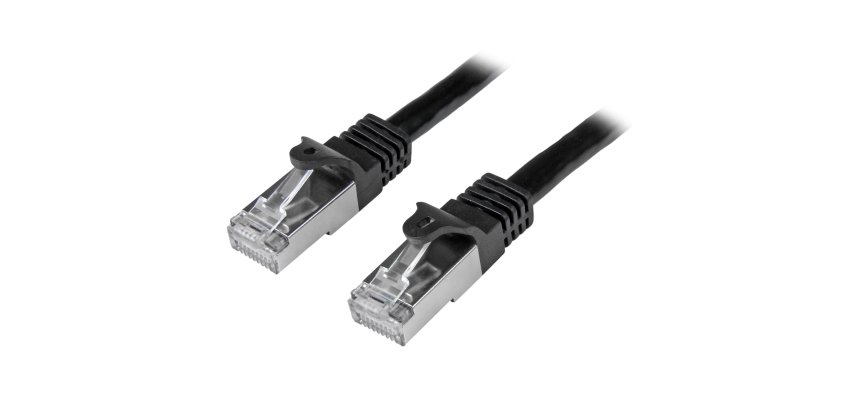 StarTech.com N6SPAT3MBK Netzwerkkabel Schwarz 3 m Cat6 SF/UTP (S-FTP)