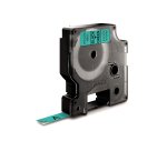 DYMO Authentic D1 Labels | Black Print on Green Tape | 9 mm x 7 m | Self-Adhesive Labels for LabelManager Label Makers | Made in Europe