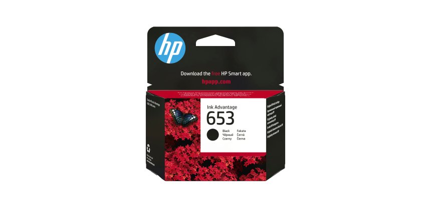 HP Cartouche d’encre Ink Advantage noire HP653 authentique