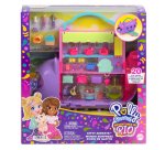 Polly Pocket Kitty Airways Playset with 2 Micro Dolls and Pet, Airplane Travel Toy with Accessories
