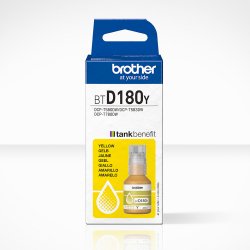 Brother BTD180Y Jaune Bouteille d'encre originale
