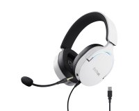 Trust GXT 490 FAYZO Headset Wired Head-band Motorcycle USB Type-A Black, White