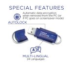 Integral INFD32GCOU3.0-197 lecteur USB flash 32 Go USB Type-A 3.2 Gen 1 (3.1 Gen 1) Bleu, Argent