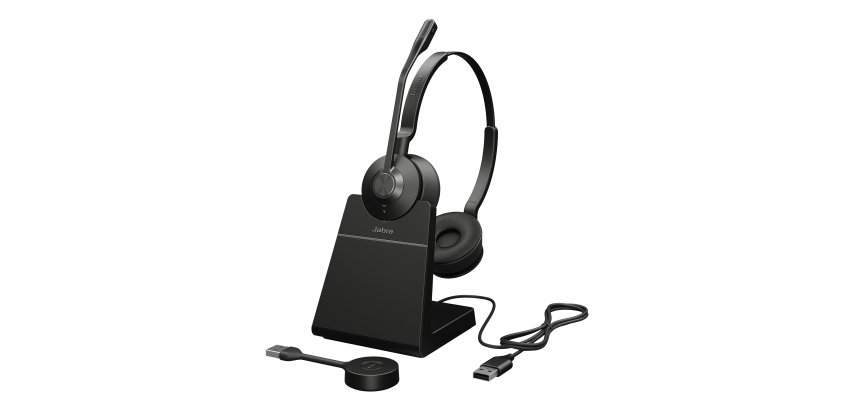 Jabra Engage 55 SE Casque Sans fil Arceau Bureau/Centre d'appels Noir
