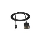 StarTech.com Cable de 2m USB C a VGA - Cable Adaptador Activo de Vídeo de 1920x1200/1080p USB Tipo C a VGA - Compatible con Thunderbolt 3 - De Portátil a Monitor VGA - Modo DP Alt HBR2