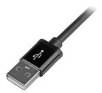StarTech.com Cavo lungo connettore lightning a 8 pin Apple nero a USB da 2 m per iPhone / iPod / iPad