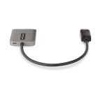 StarTech.com Hub MST DisplayPort a 2 Porte - Adattatore Multi-Monitor DP 1.4 a 2x DP 5K 60Hz - Sdoppiatore\Splitter Video DisplayPort per Doppio Monitor - Cavo Integrato lungo - Solo Windows