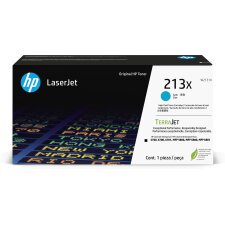 HP 213X Toner LaserJet authentique Grande capacité Cyan