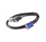 APC KVM PS/2 Cable - 3 ft (0.9 m) Nero 0,91 m