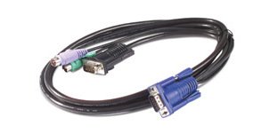 APC KVM PS/2 Cable - 3 ft (0.9 m) Nero 0,91 m