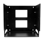 StarTech.com 2-Post 8U Open Frame Wall Mount Network Rack with Built-in Shelf, Wall Mount Data Rack with Adjustable Depth for AV / Computer / IT Equipment, Small Wall-Mount Server Rack - TAA Compliant
