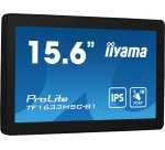 iiyama ProLite TF1633MSC-B1 PC Flat Screen 39.6 cm (15.6") 1920 x 1080 pixels Full HD Touchscreen Black