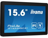 iiyama ProLite TF1633MSC-B1 écran plat de PC 39,6 cm (15.6") 1920 x 1080 pixels Full HD Écran tactile Noir