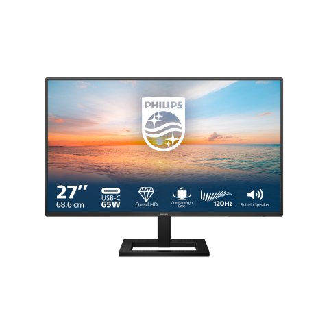 Philips 1000 series 27E1N1600AE/00 pantalla para PC 68,6 cm (27") 2560 x 1440 Pixeles Quad HD LCD Negro