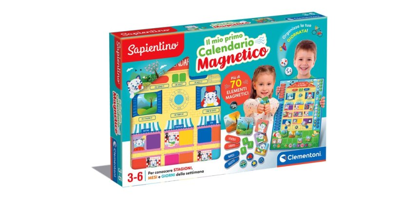 Clementoni Montessori Il mio primo calendario magnetico