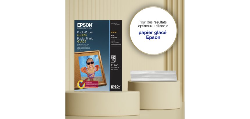 Epson - papier photo - brillant - 500 feuille(s) - 102 x 152 mm - 200 g/m²