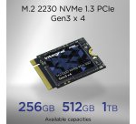 Integral INSSD256GM2230G3 disque SSD 256 Go M.2 PCI Express 3.0 NVMe TLC