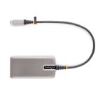 StarTech.com Adaptador Multipuertos USB-C - Docking Station USB Tipo C HDMI 4K60 - Hub Ladrón USB 3.0 de 3 Puertos - Entrega de Alimentación PD 100W - GbE - Win/Mac/ChromeOS