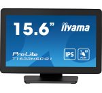 iiyama ProLite T1633MSC-B1 écran plat de PC 39,6 cm (15.6") 1920 x 1080 pixels Full HD LCD Écran tactile Noir