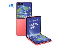Samsung Galaxy Z Flip7 Smartphone AI, RAM 12GB, 256GB, Display 4,1" Super AMOLED/6,9" Dynamic AMOLED 2X, Fotocamera 50MP, Coralred