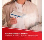Polti Vaporella Vertical Styler GSM50B, ferro da stiro pieghevole e portatile, per rimuovere pieghe e rinfrescare i tessuti