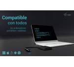 i-tec USB-A/USB-C Dual 4K/60 Hz HDMI Video Adapter