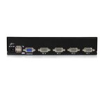 StarTech.com Switch KVM USB 4 porte, montabile a rack 1U, con OSD