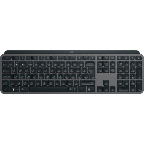 Logitech MX Keys S clavier Universel RF sans fil + Bluetooth QWERTY Anglais britannique Graphite