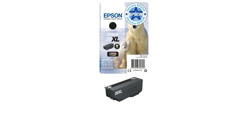 Epson 26XL - XL - black - original - ink cartridge