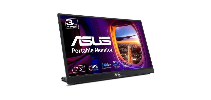 ASUS ZenScreen MB17AHG écran plat de PC 43,9 cm (17.3") 1920 x 1080 pixels Full HD LCD Noir