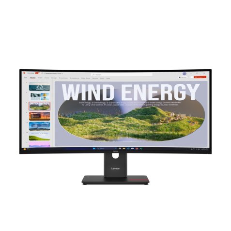 Lenovo ThinkVision T34WD-40 LED display 86,4 cm (34") 3440 x 1440 pixels Wide Quad HD Noir