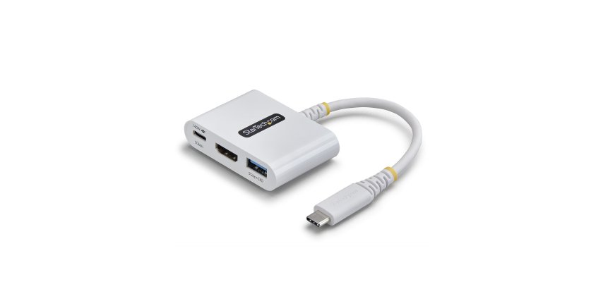 StarTech.com USB-C Multiport-Adapter auf HDMI mit PD-Ladung 140W, HDMI 4K 60Hz, USB-Hub 5 Gbps, Mini-Dock für MacBook / Dell / Thinkpad / HP / iPad / Tablets