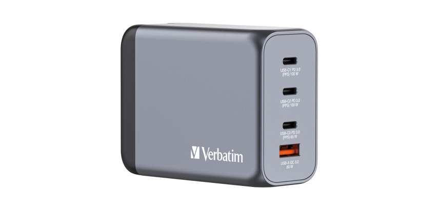 Verbatim GNC-200 Universel Noir, Gris Secteur Charge rapide Intérieure