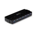 StarTech.com Hub SuperSpeed USB 3.0 avec 7 ports - 5Gbps - Concentrateur USB 3.0 avec adaptateur d'alimentation